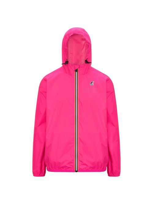 giubbotto unisex corto nylon fuchsia K-WAY | K2123ZWX1B